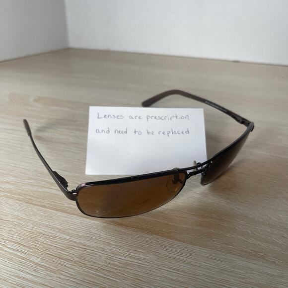 Ray-Ban RB3212 PS Flight Senior 014/83 Sunglasses Brown Metal 61-18 FRAMES ONLY - Picture 1 of 8